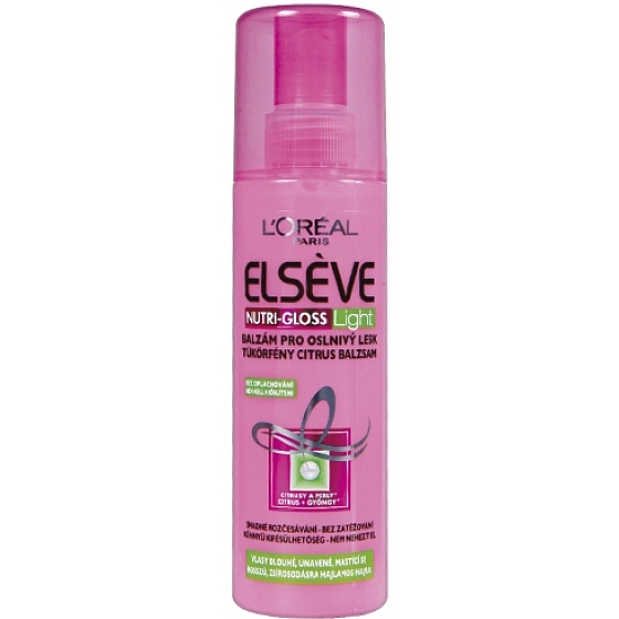 Loreal Paris Elseve Nutri Gloss Light balzam sprej pre ľahké rozčesávanie vlasov 200 ml