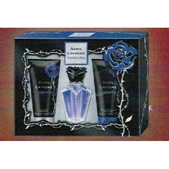 Avril Lavigne Forbidden Rose parfumovaná voda 15 ml + sprchový gél 50 ml + telové mlieko 50 ml, darčeková sada