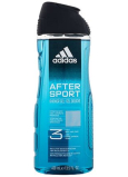 Adidas 3 After Sport sprchový gél na telo a vlasy pre mužov 400 ml