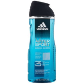 Adidas 3 After Sport sprchový gél na telo a vlasy pre mužov 400 ml