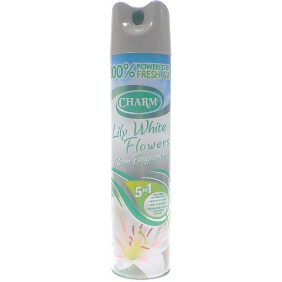 Charm Lily White Flowers 5v1 osviežovač vzduchu 240 ml