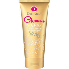 Dermacol Glamour trblietavé hydratačné telové mlieko 200 ml