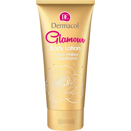 Dermacol Glamour trblietavé hydratačné telové mlieko 200 ml