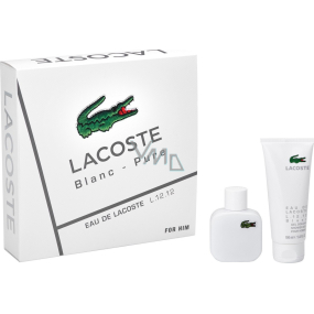 Lacoste Eau de Lacoste L.12.12 Blanc toaletná voda pre mužov 50 ml + sprchový gél 100 ml, darčeková sada