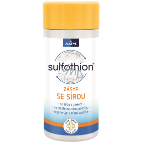 Alpa Sulfothion zásyp na nohy so sírou 100 g
