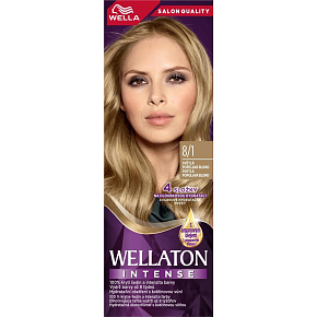 Wella farba na vlasy Wellaton Intense 8/1 svetlá popolavá blond, 110 ml