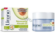 Lirene Rejuvenating Avocado Oil Hydratácia a výživa avokádový olej deň / noc hyaluronová krém 50 ml