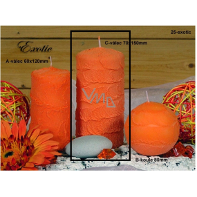 Lima Sirius Exotic vonná sviečka oranžová valec 70 x 150 mm 1 kus