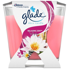 Glade Relaxing Zen Japonská záhrada vonná sviečka doba horenia až 30 hodín 70 g