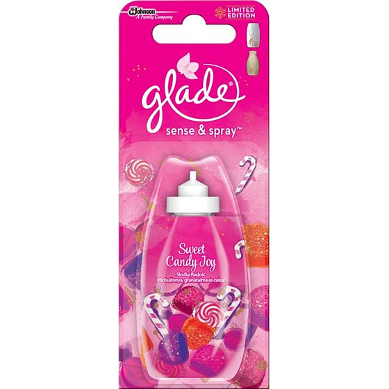 Glade Sense Sweet Candy Joy osviežovač vzduchu náhradná náplň 18 ml