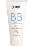 Ziaja BB SPF 15 krém mastná a zmiešaná pleť 02 Natural 50 ml