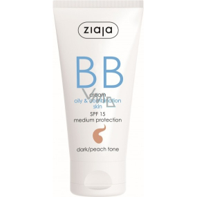 Ziaja BB SPF 15 krém mastná a zmiešaná pleť 03 Dark 50 ml