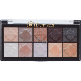 Dermacol Eyeshadow Palette Matt and Pearl paletka očných tieňov 02