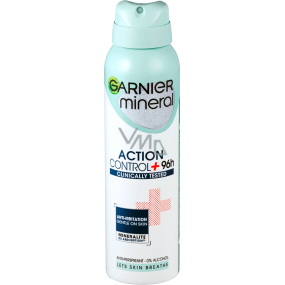 Garnier Mineral Action Control + Clinically Tested antiperspirant deodorant sprej pre ženy 150 ml