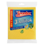 Spontex 3 Antibak Antibakteriálna utierka proti plesniam žltá 18,5 x 20,5 cm 3 ks