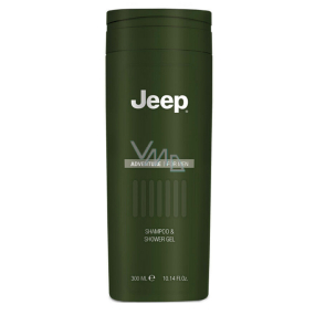 Jeep Adventure for Men 2v1 sprchový gél a šampón pre mužov 300 ml