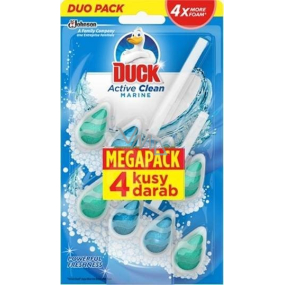 Duck Active Clean Marine WC závesný čistič s vôňou 4 x 38,6 g