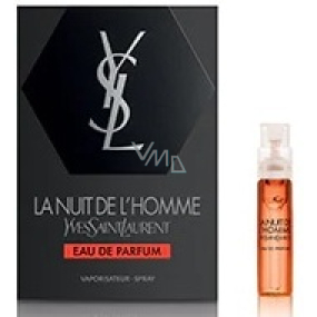 Yves Saint Laurent La Nuit de L'Homme toaletná voda pre mužov 1,2 ml s rozprašovačom, vialka