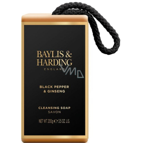 Baylis & Harding Signature Men 'Black Pepper & Ginseng toaletné mydlo pre mužov 200 g