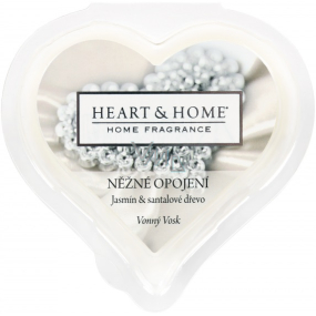 Heart & Home Nežné opojenie Sójový prírodný vonný vosk 26 g