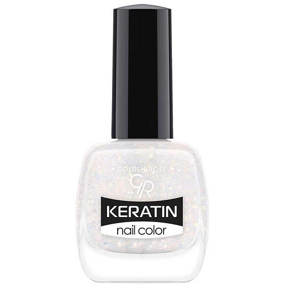 Golden Rose Keratin Nail Color Glitter lak na nechty 405 10,5 ml