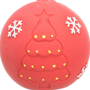 Trixie XMas Ball latexová vianočná lopta pre psov 8 cm
