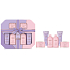 Baylis & Harding Sprchový gél s jojobou a vanilkou 300 ml + mlieko do kúpeľa 300 ml + tuhé mydlo 150 g + sprchový krém 130 ml + telové mlieko 130 ml + kryštály do kúpeľa 100 g, kozmetická sada pre ženy
