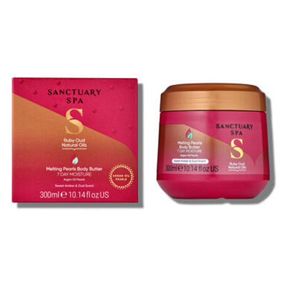 Sanctuary Spa Signature Collection Telové maslo Amber and Oud Pearl 300 ml