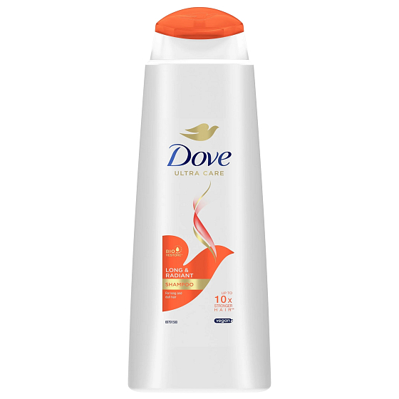 Dove Long & Radiant regeneračný šampón na vlasy 400 ml