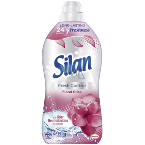 Silan Fresh Control Floral Crisp koncentrovaný zmäkčovač tkanín 50 dávok 1,1 l