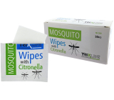 Trixline TR C 354 Vlhčené obrúsky proti komárom s citronelou 50 ks