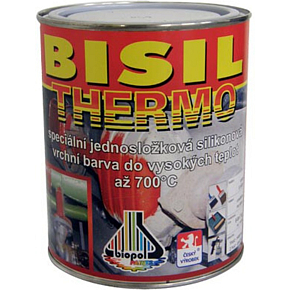 Bisil Thermo žiaruvzdorná farba 700 °C, strieborná, 700 g