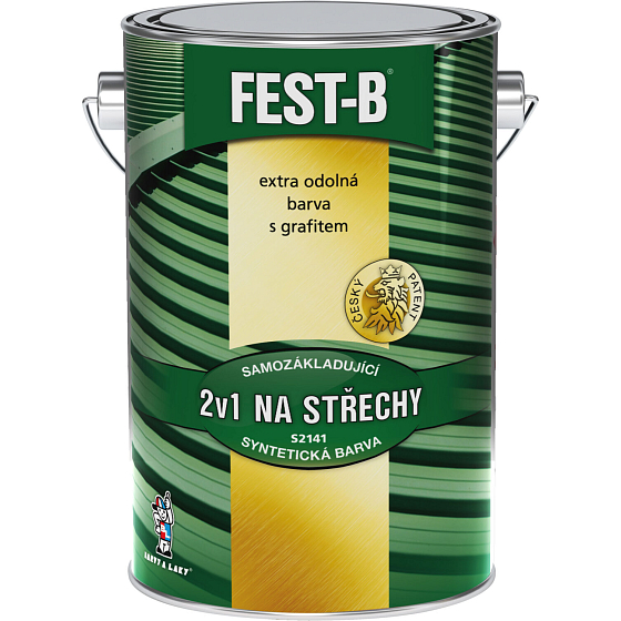 FEST-B S2141, antikorózny náter na železo, 0101 svetlo šedý, 5 kg