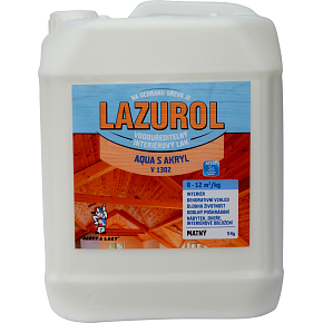 Lazurol Aqua S Akryl V1302 mat lak na drevo 5 kg