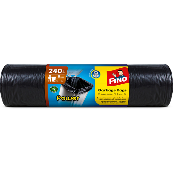 Fino vrecia na odpad, 240 l, 45µm, 8 ks