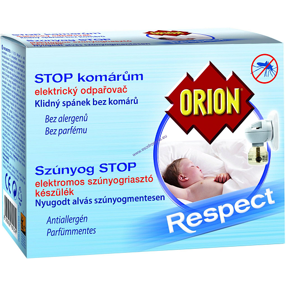 Orion Stop komárom elektrický odparovač komárov komplet 30 ml