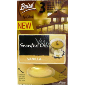 Brise Vanilla vonný olej 3 náplne vonného oleja po 15 g