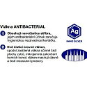 Spokar 3427 Lady strednej Vlákna Antibacterial dve čistiace úrovne
