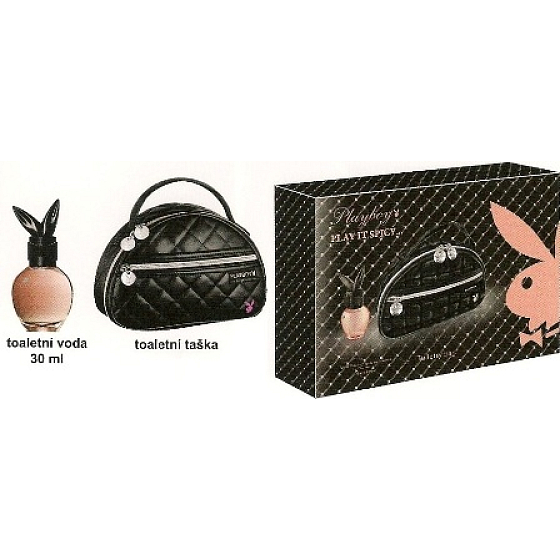Playboy Play It Spicy toaletná voda 30 ml + kabelka, darčeková sada