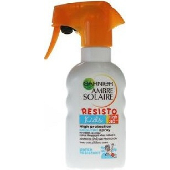 Garnier Ambre Solaire Resist SPF30 sprej na opaľovanie pre deti 200 ml