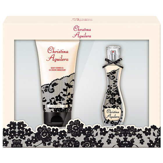 Christina Aguilera Signature toaletná voda 30 ml + sprchový gél 50 ml, darčeková sada