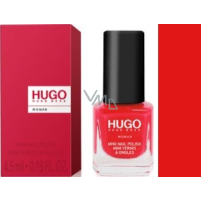 Hugo Boss Hugo Woman New lak na nechty červený 4,5 ml