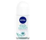 Nivea Fresh Comfort guličkový dezodorant roll-on pre ženy 60 ml