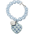 Ops! Objects Matelassé Crystal Bracelet náramok OPSBR-234 svetlo modrá