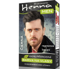 Henna Men farba na vlasy pre mužov čierna 33 g