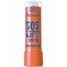 Dermacol SOS Lips Extra Protection SPF15 balzam na pery Chocolate 3,5 ml