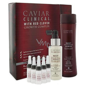 Alterna Caviar Clinical Starter Kit, Caviar Clinical Daily detoxifying šampón 250 ml, Caviar Clinical Daily Root & Scalp Stimulator 100 ml, Caviar Clinical Weekly Intensive Boosting Treatment 6 x 6,5 ml