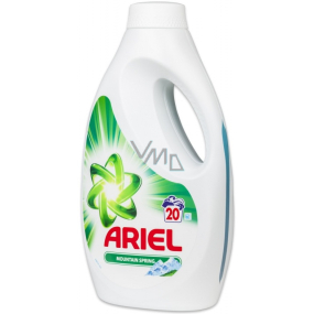 Ariel Mountain Spring tekutý prací gél pre čistú a voňavú bielizeň bez škvŕn 20 dávok 1,3 l