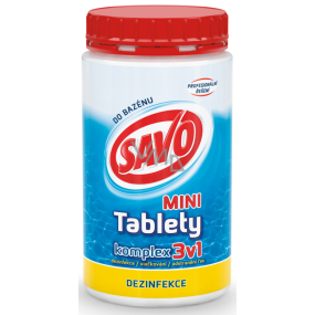 Savo 3v1 Mini Komplexné chlórové tablety na dezinfekciu bazénov 800 g