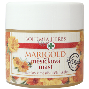 Bohemia Gifts Marigold Nechtíková masť na suchú, popraskanú pokožku 100 ml